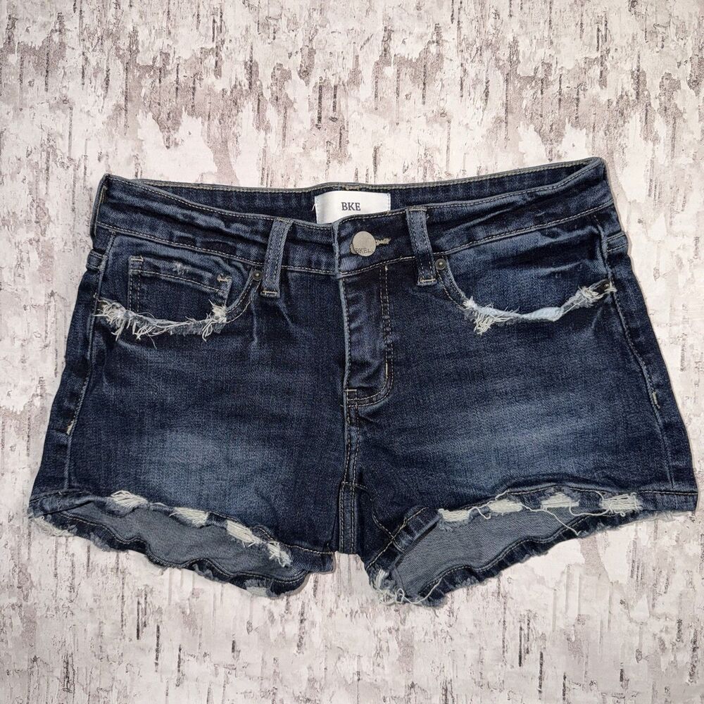 BKE Stella Denim Shorts Women’s Size 25 Distressed